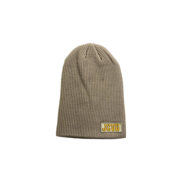 JCVD Slouched Beanie- Tan | JCVD Shop
