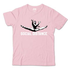 JCVD Social Distance Pink Tee