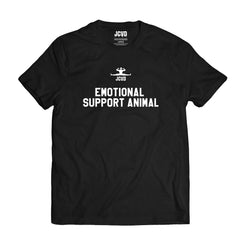 Emotional Support Animal Black Tee