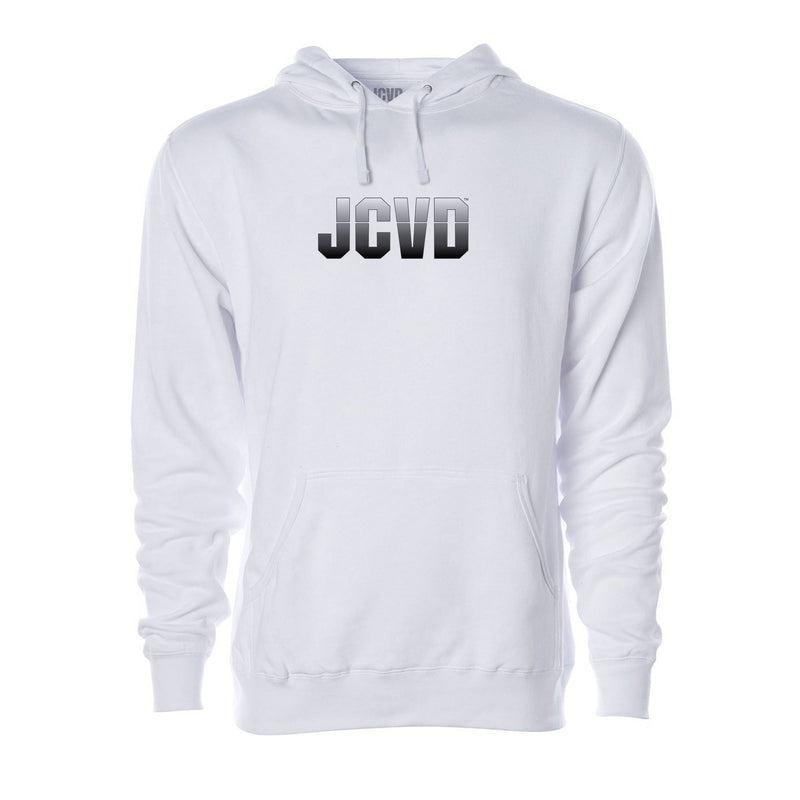 JCVD White Pullover Hoodie
