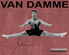 JCVD Personally Autographed 8