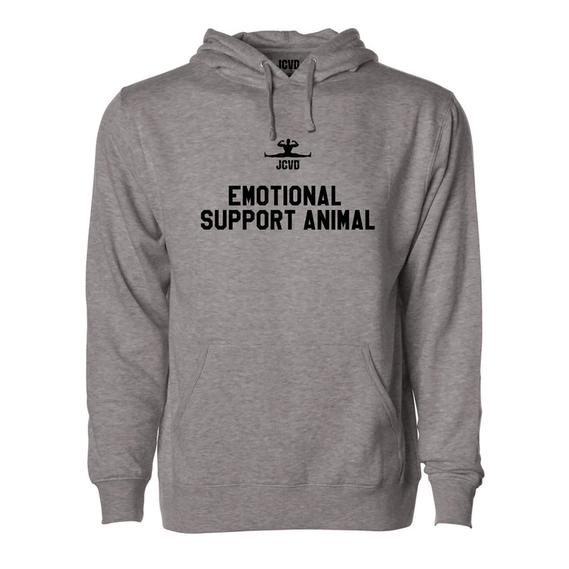 Emotional Support Animal Gray Pullover Hoodie